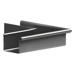 Lakovaný okapový roh žlabu Square 120 mm