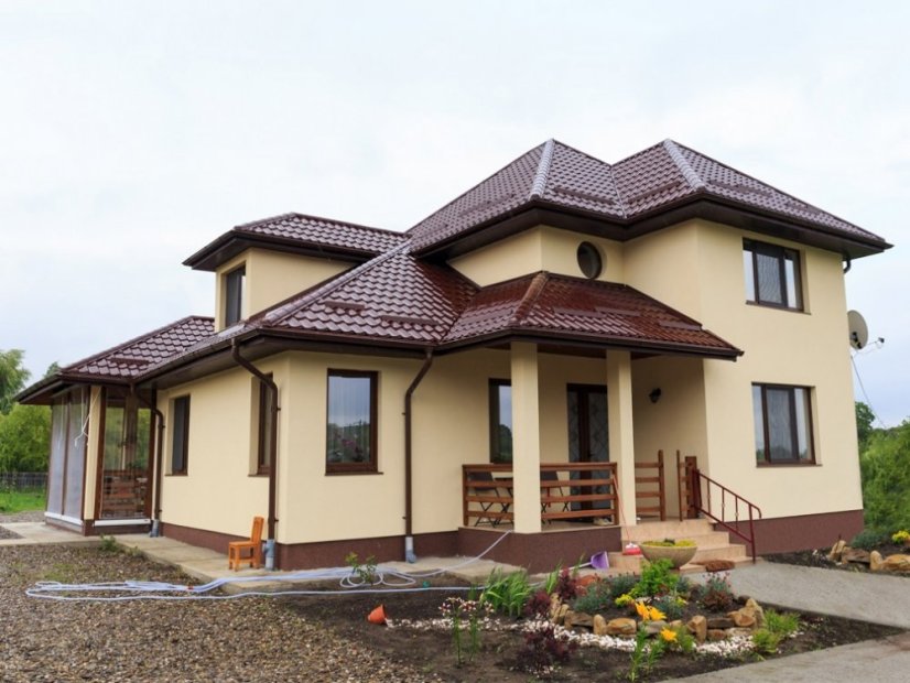 Plechová střešní krytina Klasik - hnědá