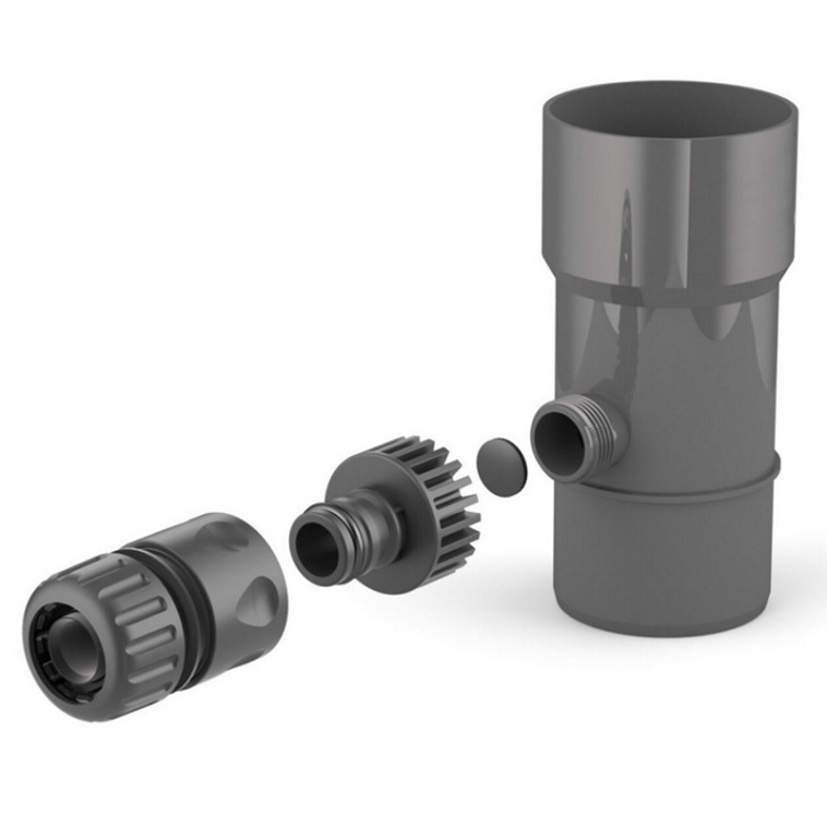 Plastový sběrač dešťové vody PVC 63 mm