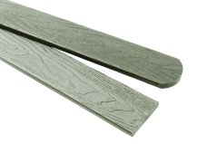 WPC plotové prkno 3D oboustranný dřevodekor - light grey