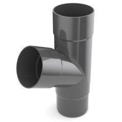 Plastové napojení do svodu PVC 63 mm