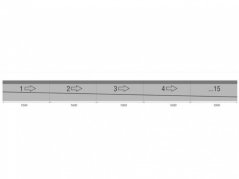Spádový betonový žlab D400 s litinovou mříží