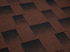 Asfaltový šindel KERABIT L+ OBDÉLNÍK červená/stínovaná