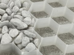 Štěrková tvárnice Covergrid Gravel - bílá