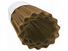 Vlnitý sklolaminát 76/18 - bronz