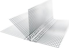 Flexibilní rohový profil PVC s tkaninou