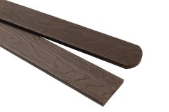 WPC plotové prkno 3D oboustranný dřevodekor - oak brown