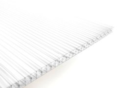 Komůrkový polykarbonát 16 mm - 6 stěn - 2,5 kg/m² - čirý