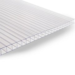 Komůrkový polykarbonát BASIC 10 mm - 2 stěny - 1,4 kg/m² - čirý