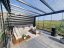 Masivní hliníková skleněná pergola MB Line - antracit, Glass 9 mm, čiré