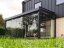 Masivní hliníková skleněná pergola MB Line - antracit, Glass 9 mm, čiré