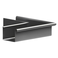Lakovaný okapový roh žlabu Square 120 mm
