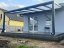 Masivní hliníková polykarbonátová pergola MB Line - antracit, PC 16 mm, čirý
