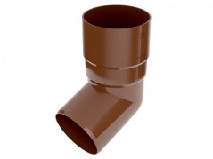 Plastové svodové koleno PVC 63 mm