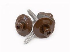 Nerezový vrut V2A - 4,5 x 80 mm - hnědá