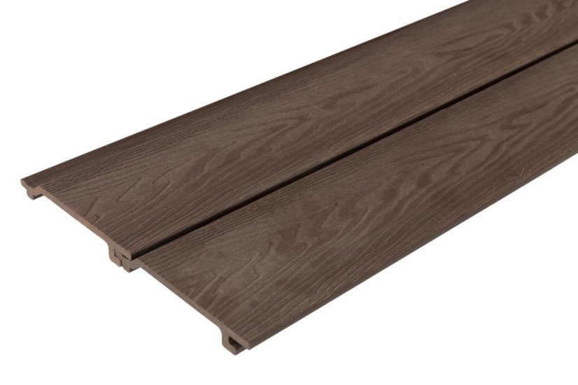 Obkladová WPC palubka - oak brown