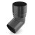 Plastové svodové koleno PVC 63 mm