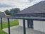 Masivní hliníková skleněná pergola MB Line - antracit, Glass 9 mm, čiré