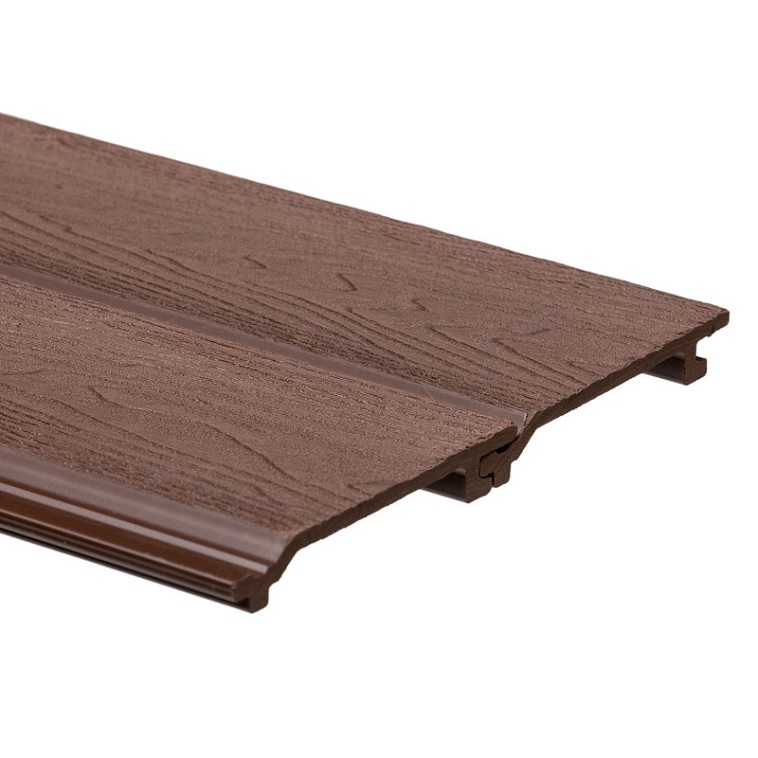Obkladová WPC palubka - oak brown