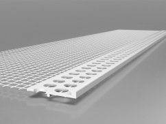 Ukončovací profil omítkový UPO s tkaninou - 3 mm