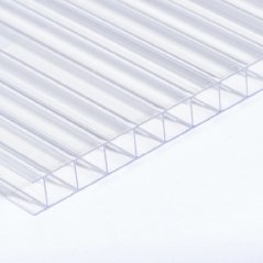 Komůrkový polykarbonát 10 mm - 2 stěny - 1,7 kg/m² - čirý