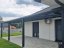 Masivní hliníková skleněná pergola MB Line - antracit, Glass 9 mm, čiré