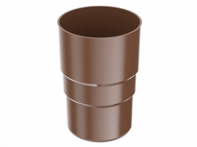 Plastová spojka svodu PVC 63 mm